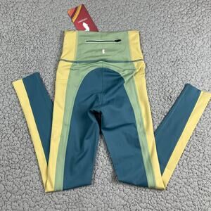 Cotopaxi Verso Hiking Tights Women's XS Blue Spruce Pockets Outdoor Gym $95 MSRP